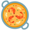 Shallow Pan of Food emoji on Google